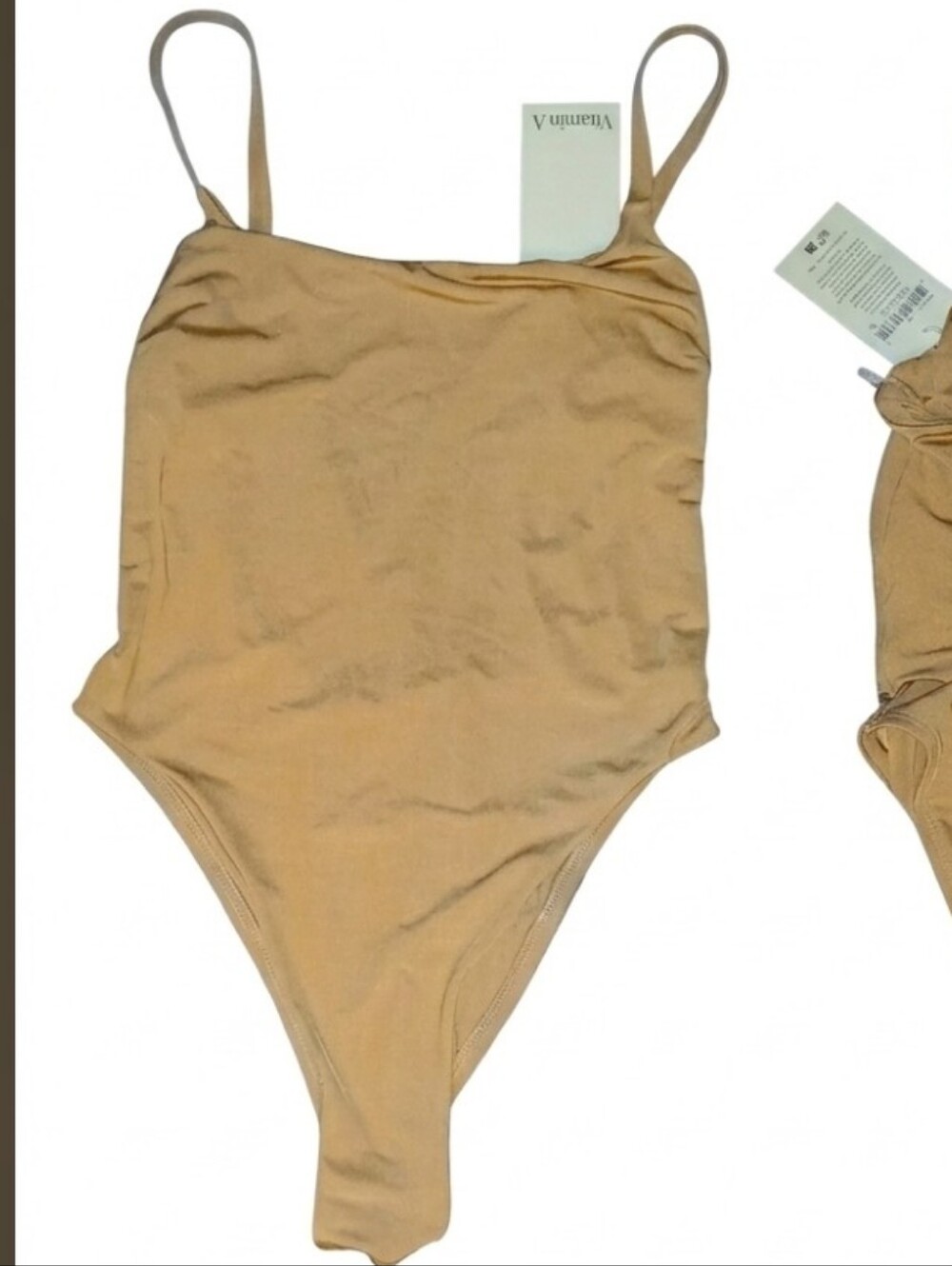 Vitamin A Jenna One Piece Swimsuit, Sand - Picture 3 of 8